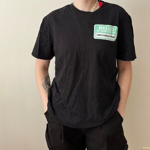 Non binary basic black shirt